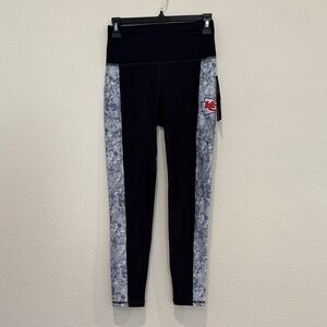 NFL Kansas City Chiefs Black and Gray Leggings